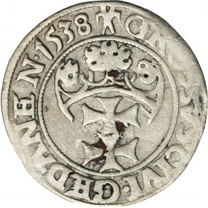 Sigismund I the Old, Groschen Danzig 1538 - PRVSS