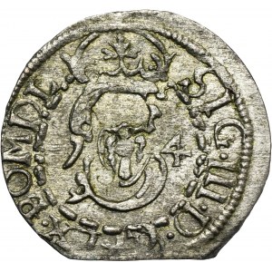 Sigismund III Vasa, Schilling Vilnius 1614 - Stippelt