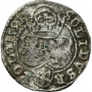Sigismund III Vasa, Schilling Olkusz 1591 IF