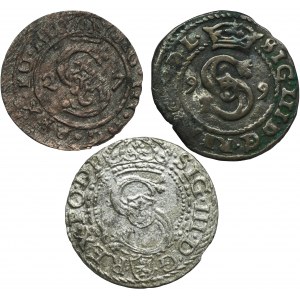 Set, Sigismund III Vasa, Schilling (3 pcs.)