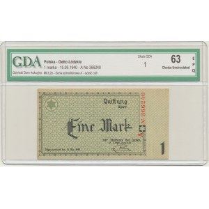 1 Mark 1940 - A - 6 digit series - GDA 63 EPQ