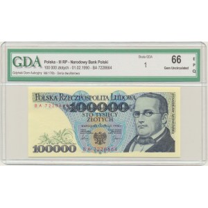 100 000 PLN 1990 - BA - GDA 66 EPQ