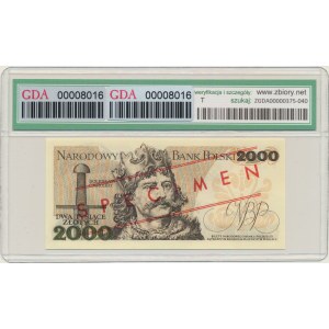 2.000 złotych 1979 - WZÓR - S 0000000 - No.1896 - GDA 66 EPQ