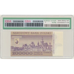 200.000 złotych 1989 - F - GDA 67 EPQ