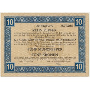 Montenegro, 10 Perper 1917