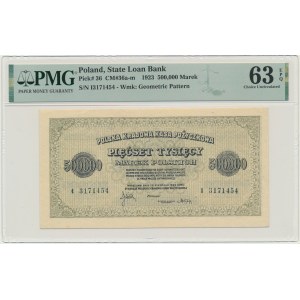 500,000 marks 1923 - I - 7 digits - PMG 63 EPQ