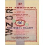 Pewex Merchandise Vouchers, Originální vzorník - 1 cent to $100 1960 (10ks) - RARE
