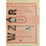 Pewex Bony Towarowe, Oryginalna książeczka ze wzorami - 1 cent do 100 dolarów 1960 (10szt.) - RZADKOŚĆ