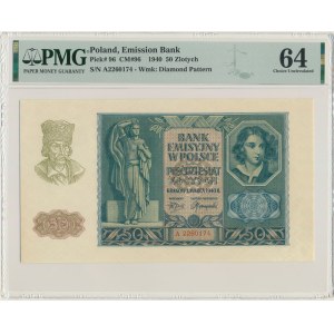 50 gold 1940 - A - PMG 64