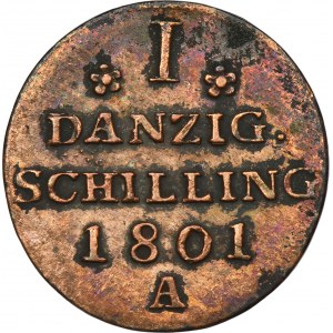 Free City of Danzig, Schilling 1801 A