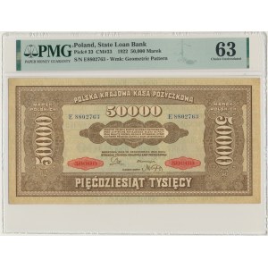 50.000 marek 1922 - E - PMG 63