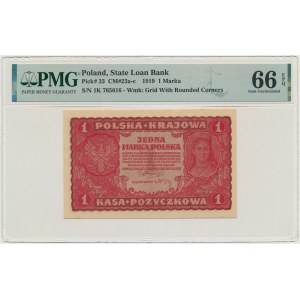 1 známka 1919 - 1. séria K - PMG 66 EPQ