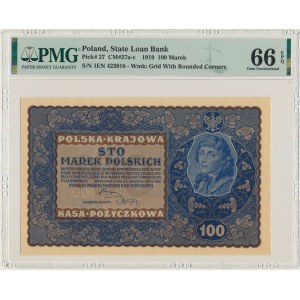 100 marek 1919 - IE Serja N - PMG 66 EPQ