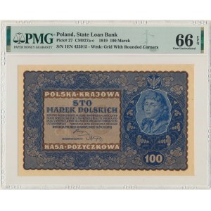 100 marks 1919 - IE Series N - PMG 66 EPQ
