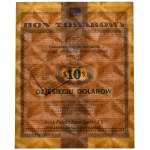 Pewex, 10 dolarów 1960 - Cf - z klauzulą - PMG 58 EPQ