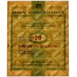 Pewex, 20 dolarów 1960 - Ch - z klauzulą - PMG 64