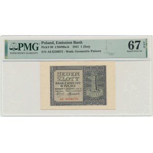 1 złoty 1941 - AE - PMG 67 EPQ