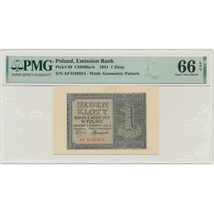 1 zlatý 1941 - AF - PMG 66 EPQ