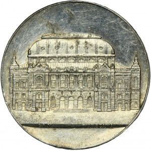 Medaile za stavbu Filharmonie ve Varšavě 1901