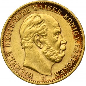 Germany, Kingdom of Prussia, Wilhelm I, 20 Mark Frankfurt 1873 C