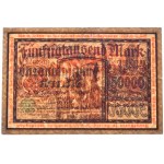 Danzig, 1 million Mark 1923 - red overprint -