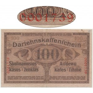 Kowno, 100 Mark 1918