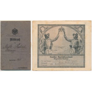 Dokumenty vojáka pruské armády