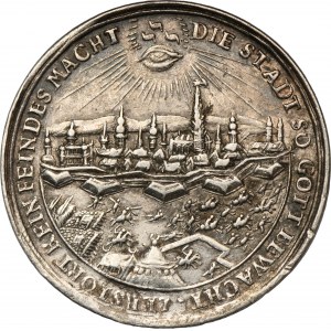 Rakousko, Leopold I., medaile za obléhání Vídně a vítězství nad Turky 1683 - VELMI ZRADKÉ