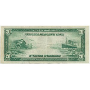 USA, Blue Seal, Minneapolis, $20 1914 - Burke &amp; McAdoo -.