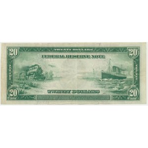 USA, Blue Seal, Minneapolis, 20 Dollars 1914 - Burke & McAdoo -