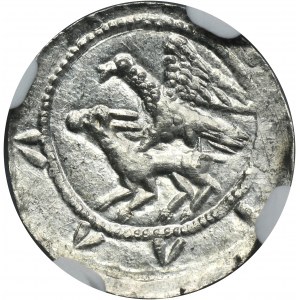 Vladislaus II the Exile, Denarius - NGC MS63