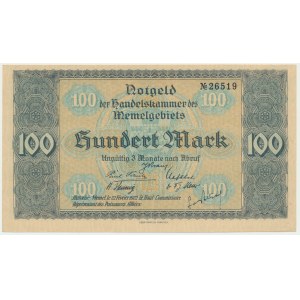 Memel, 100 Mark 1922
