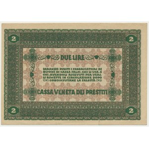 Italy (Venice), 2 Lire 1918