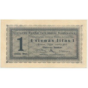 Lithuania, 1 Litas 1922