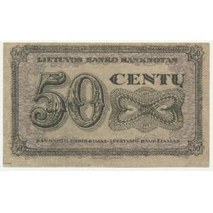 Litva, 50 centů 1922