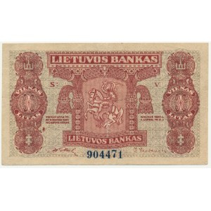 Lithuania, 1 Litas 1922