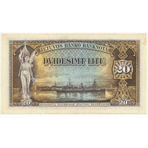 Lithuania, 20 Litu 1930