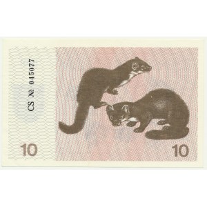 Lithuania, 10 Talonas 1991 - without text -