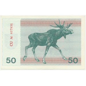 Lithuania, 50 Talonas 1991 - without text -