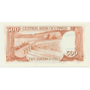 Cyprus, 500 Mils 1982