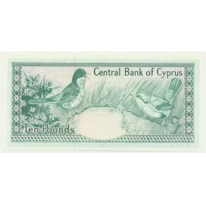 Cyprus, 10 Pounds 1983