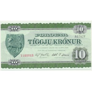 Faerské ostrovy, 10 korun (1974)