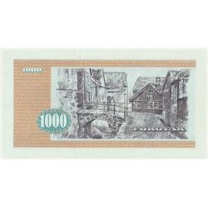 Faerské ostrovy, 1 000 korún (1987)
