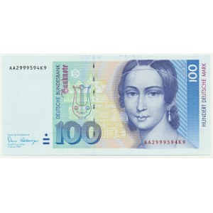 Germany, BDR, 100 Mark 1989