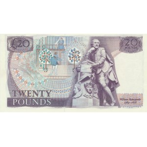 Great Britain, 20 Pounds (1970-1991)