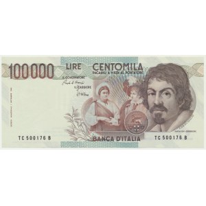 Itálie, 100 000 lir 1983