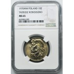 10 zlatých 1970 Kosciuszko - NGC MS65