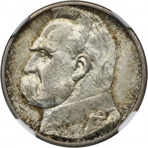 Piłsudski, 2 złote 1934 - NGC MS63