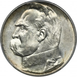 Piłsudski, 5 zl. 1938 - PCGS MS63