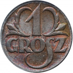 1 grosz 1923 - PCGS MS66 RB